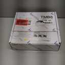 16-Sheet Peel and Stick Floor and Wall Tile, 9" x 9" Blue Stone Composite Self Adhesive Vinyl Flooring, Patterned Flower Groutable Backsplash Tile for Kitchen Bathroom Shower