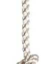 Climbing Rope for Kids, 8.2 FT Long with 4 Knotted Steps, Playground Accessories, Rope Swing for Obstacle Course, Treehouse Swingset Accessories Training for Kids OutdoorGrey