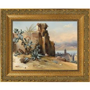 FOLKOR 2.8" Extra Wide Vintage Frame for 24x36 Rococo Abstract Paintings, Traditional Ornate Frames for Art Lover Housewarming Birthday Wedding Grandparents Teacher Gift, No Glass & Back (Gold)