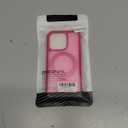 HuwaiH 360 Rotatable Magnetic Ring Stand for iPhone 15 pro Case, Compatible with MagSafe, Military-Grade Shockproof, Anti-Scratch Matte Translucent Phone Case for iPhone 15 pro(Rose)