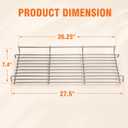 DGH474CRP Elevated Warming Rack for Dyna-Glo 5-Burner Griddle Warming Rack