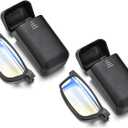 Folding Reading Glasses - Foldable Portable Readers For Men Women With Case 2 Pairs 3.00 ((Black,black))