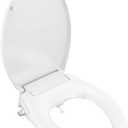 Delta 833004 Elongated Soft Close Bidet Seat with Manual Control Self-Cleaning Wand - White