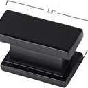 Southern Hills Black Cabinet Knobs - Pack of 5 - Kitchen and Bathroom Black Matte Hardware for Dressers, Desks, Furniture and Cupboards Drawers and Doors SHKM001-BLK-5