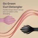 Wet Brush Go Green Curl Detangler Hair Brush, Pale Pink, Ultra-Soft IntelliFlex Detangling Bristles Glide Through Tangles with Ease, Great For Curls, No Split Ends & Pain-Free for Wet or Dry Hair