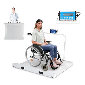 VivaComfort Wheelchair Scale Bariatric Wheelchair Scale with Ramp, 1100 lb / 500 Kg Capacity