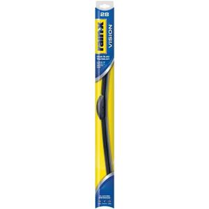 Rain-X 28'' Vision Wiper Blade, Standard Beam, All Weather Performance Curved Smooth Wipe (28)
