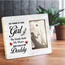 Yuzi-n Best Daddy Gift, Gifts for Father From Daughter, Dad Gift for Birthday Christmas Father's Day, Daddy Wood Picture Frame for 4x6 Inches Photo Daddy