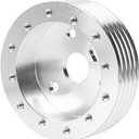 Steering Wheel Adapter Hub 98 Silverado, Grant Steering Wheel Adapter, Automotive Steering Wheels, 1In Aluminum Steering Wheel Hub Spacer For 5 6 Hole Wheels To 3 Hole Adapter (Silver)