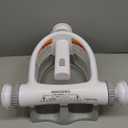 Ingenuity My Bath Seat for Sit-Up Baby Bathing, Sure & Secure Suction Cups, ASTM Safety Tested & Approved, Backrest for Assisted Sitting, Easy Setup & Storage, Gray