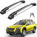 Wonderdriver 300lbs Roof Rack Cross Bars Compatible with Subaru Outback Wilderness 2022-2026 (Only Fit Wilderness), Lockable Aluminum Adjustable Roof Rails Crossbars Black Rooftop