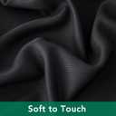 Biscaynebay Textured Fabric Square Tablecloths 54x54 Inch, Black Water Resistant Spill Proof Table Cloth Small Card Folding Table Covers for Dining, Kitchen, Wedding and Parties, Machine Washable