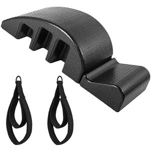 Pilates Barrel with Pilates Straps, Pilates Arc, Spine Corrector, Spine Fitter & Posture Support,Reformer Accessories for Back Flexibility, Rehabilitation, and Core Strength