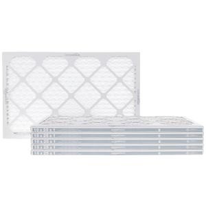 Amazon Basics 16x25x1 Air Filter 6-Pack, MERV 11 Electrostatic AC Furnace Filters for Allergies, Captures Dust and Pollen (Actual Size: 15.75" x 24.75" x 0.75")
