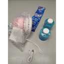 Sloosh Bubble Machine Gun with Solution Refill, Removable Fan, Rocket Shape Bubble Guns Blaster for Kids Adults, Summer Toys, Party, Easter, Birthday Gift, Outdoor (Pink)