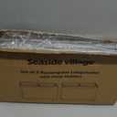 Rectangular Lamp Shades Set of 2, 16"L x 8"W x 10"H Large Lamp Shade, Gray Lampshades for Floor Lamps Table Lamps, Natural Linen Hand Crafted, Spider, Harp Holders Included, Easy Assembly Required