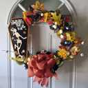 Spooky Farmhouse Halloween Wooden Signs with Sayings 12H x 6.5W, Cute Fun Farmhouse Skeleton Coffin Fall Halloween Table Sign for Tiered Tray Wreath Mantel Table Top Centerpiece Decor (Black)