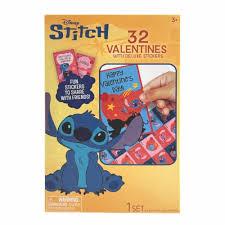 Disney Stitch Sticker Valentine Cards, 32 ct - 2 Pack