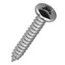 #10 x 1-1/4" (50 Pack) Stainless Steel Phillips Pan Head Wood Screws, Stainless Steel 304 (18-8), Pan Head Sheet Metal Screws Self Tapping for Wood