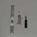 Metal Band Compatible with Samsung Galaxy Watch 8 40mm/44mm/Classic 46mm 2025,No Gap Business Stainless Steel Strap for Galaxy Watch8 Men Women,NOT for Other Models (SILVER)