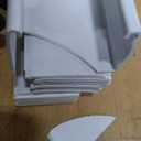 DEZ FURNISHINGS 2" Cordless Flat Slat Venetian Blind, 20" W x 48" H, White