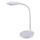 Bostitch Office KT-VLED1502-WHITE Gooseneck LED Desk Lamp with USB Charging Port, Dimmable, White