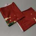 Artoid Mode Red Xmas Tree Star Christmas Kitchen Towels Dish Towels, 18x26 Inch Farmhouse Snowflakes Decoration Cleaning Set of 2