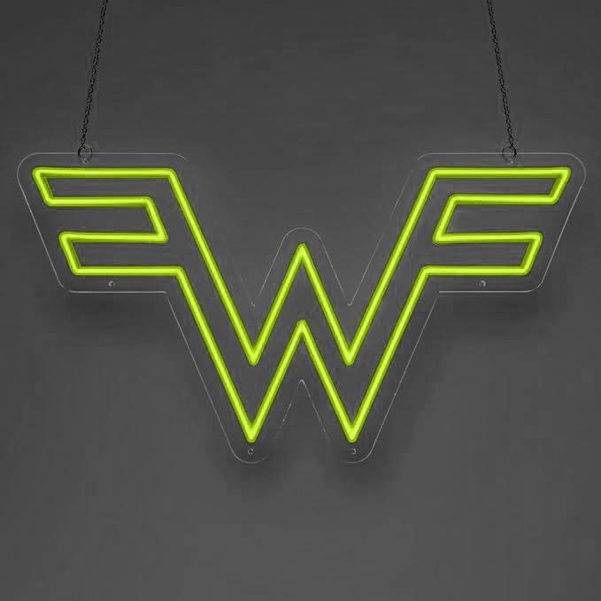 Weezer Green Neon Sign