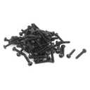 uxcell M2x12mm 10.9 Alloy Steel Button Head Hex Socket Cap Screw Bolt 100pcs