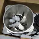 KOIOS Food Processor, 500W Electric Food Chopper with 2 Bowls (8 Cup+8 Cup) & 2 Bi-Level Blades&, Small Electric Grinder Meat Processor for Nuts, Meat, Onion, Garlic, Baby Food, Black