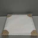 QDSSDECO 12x12 Shadow Box Frame with Linen Backboard & Real Glass, Wood Display Case, Deep Showcase to Hang The Photos, Tickets, Wedding Bouquets, Medals, Baby Sports Memorabilia,White