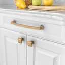 Asidrama 10 Pack 6.3 Inch(160mm) Hole Centers Kitchen Cabinet Handles, Champagne Bronze Cabinet Pulls Kitchen Cabinet Hardware for Cupboard Drawer Pulls