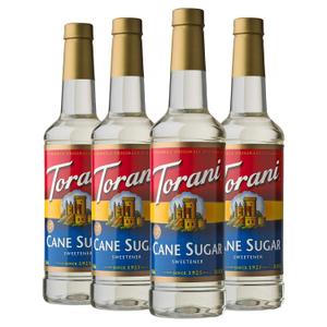 Torani Syrup, Cane Sugar Sweetener, 25.4 Ounces (Pack of 4)BB 02/23/28