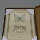 RIVERVALLA 8x10 Picture Frames Vintage White Gold Line Picture Frame Antique Retro Photo Frame Wall Hang Desktop Decor Display Mothers Day Birthday Gifts for Mom Grandma Women