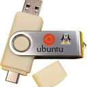Linux Ubuntu OS Bootable USB Flash Thumb Drive for Desktops and Servers - Great for Beginners and Professionals