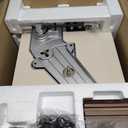 SEVIA Record Player Vintage Turntable for Vinyl Records with Built-in Speakers Bluetooth Retro Phonograph (WHITE)