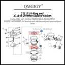 2 x 271148 G-417 Spider Gasket and 271151 2-Inch Valve O-Ring Using forPentair PacFab 2-Inch Pool or Spa Multiport Valve Fit of H & M Series