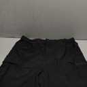 Pudolla Men's Hiking Cargo Shorts 7" Lightweight Quick Dry Casual Work Shorts for Men Summer Travel Golf with 5 Pockets (X-Large, Black)