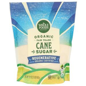 Whole Foods Market, Organic Cane Sugar, 32 Ounce