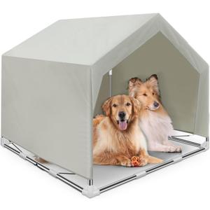 Dog Shade Shelter Outdoor Large Tent Dog House for Large Dogs, Outdoor Dog Tent, Outside Sun Rain Canopy Pet House for Cats, Rabbits and Other Pets.