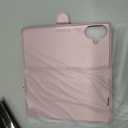 Wallet Case for iPhone 16, RFID Blocking Credit Card Holder, PU Leather Folio Flip Kickstand Protective Shockproof Cover for Apple 16 (Pink, for iPhone 16-6.1'')