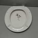 KOHLER 20111-0 Brevia, Slow Close Toilet Seat, Round Toilet Seat, Grip-Tight Bumpers Quick-Attach Hardware, White