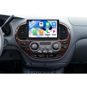 SIXWIN 2G+64G Android Car Stereo for Toyota Sequoia 2005-2007 9 Inch Touch Screen with CarPlay Android Auto Mirror Link Bluetooth FM 28UI Backup Camera GPS Navigation WiFi FM SWC MIC