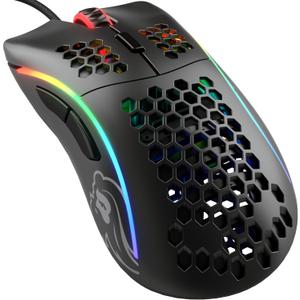 Glorious Model D Wired Gaming Mouse - 68g Superlight Honeycomb Design, RGB, Ergonomic, Pixart 3360 Sensor, Omron Switches, PTFE Feet, 6 Buttons - Matte Black
