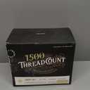 TEXAS LINEN CO. 100% Egyptian Cotton King Sheets Set - Luxury 1500 Series Couture Comfortin' Collection Egyptian Cotton Sheets King Size Bed Set (4 PC, Ivory), 17" Deep Pocket, Hotel Bedding Set