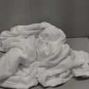 Utopia Bedding Fleece Blanket King Size White 300GSM Luxury Anti-Static Fuzzy Soft Microfiber Bed Blanket (90x102 Inch)