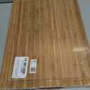 Bamboo Wood Cutting Board for Kitchen, 1" Thick Butcher Block, Cheese Charcuterie Board, with Side Handles and Juice Grooves, 16x11"