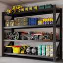 78.8" W Storage Shelves 7000lbs Garage Metal Shelving Heavy Duty Garage Shelves Adjustable Storage Shelves for Industrial, Factory, (78.8" W X 24" D X 78.8" H)