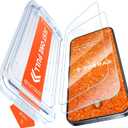 TORRAS Military-Grade for Google Pixel 10 Pro XL/Pixel 9 Pro XL Screen Protector, [9H+] Full Coverage Tempered Glass, 6.8'', Easy Install, Bubble-Free, Case-Friendly, Fingerprint Compatible, 2-Pack