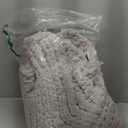 WESHIONGOO Chunky Knit Blanket Throw 40"×40" Knitted Throw Blankets for Couch Bed Fluffy Soft Blanket with Jumbo Chenille Yarn Thick 100% Handmade (Light Grey)